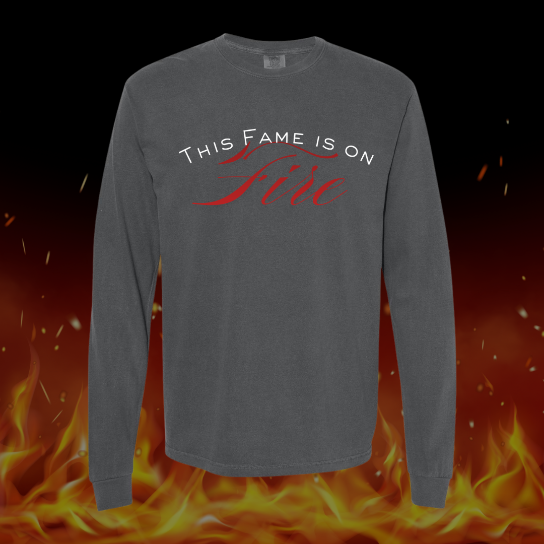 This Fame is On Fire x 7E Performance Horses Comfort Long Sleeve Tee