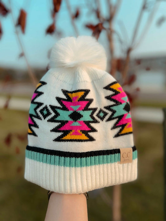 Aztec Barbie Kids CC Beanie