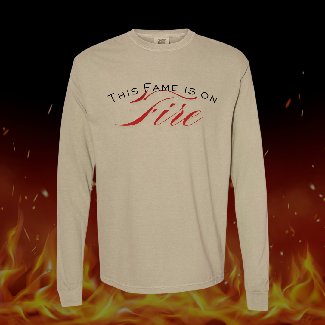 This Fame is On Fire x 7E Performance Horses Comfort Long Sleeve Tee