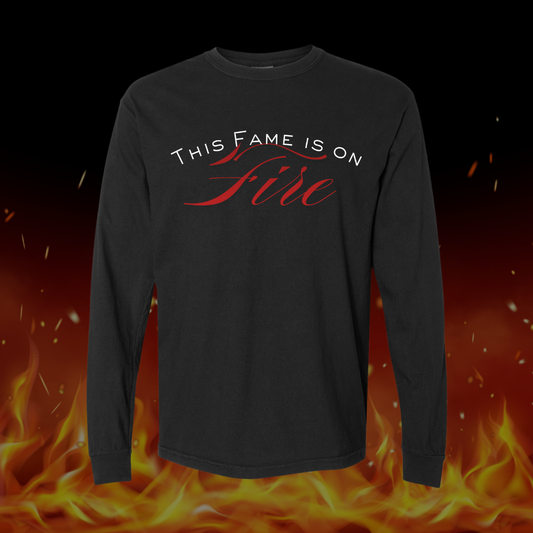 This Fame is On Fire x 7E Performance Horses Comfort Long Sleeve Tee