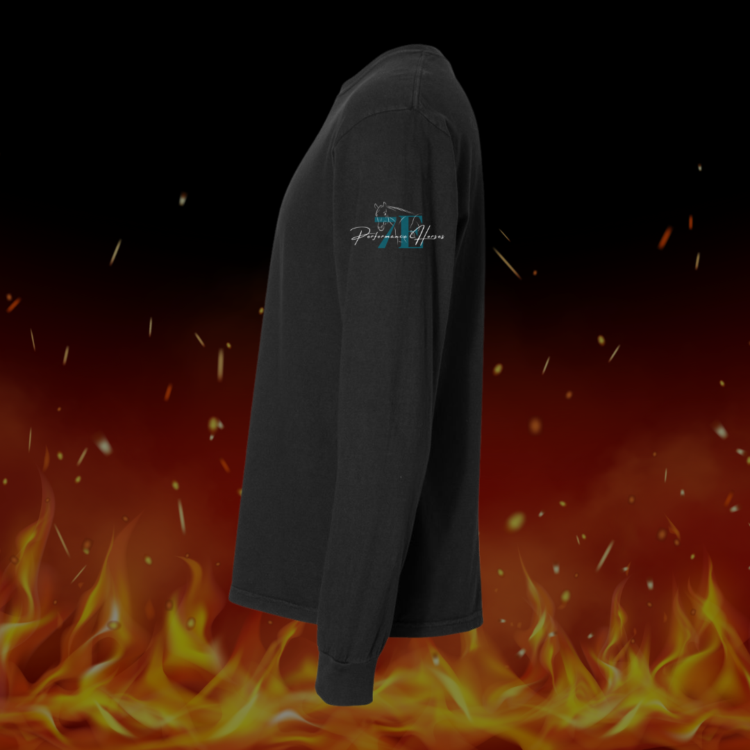 This Fame is On Fire x 7E Performance Horses Comfort Long Sleeve Tee