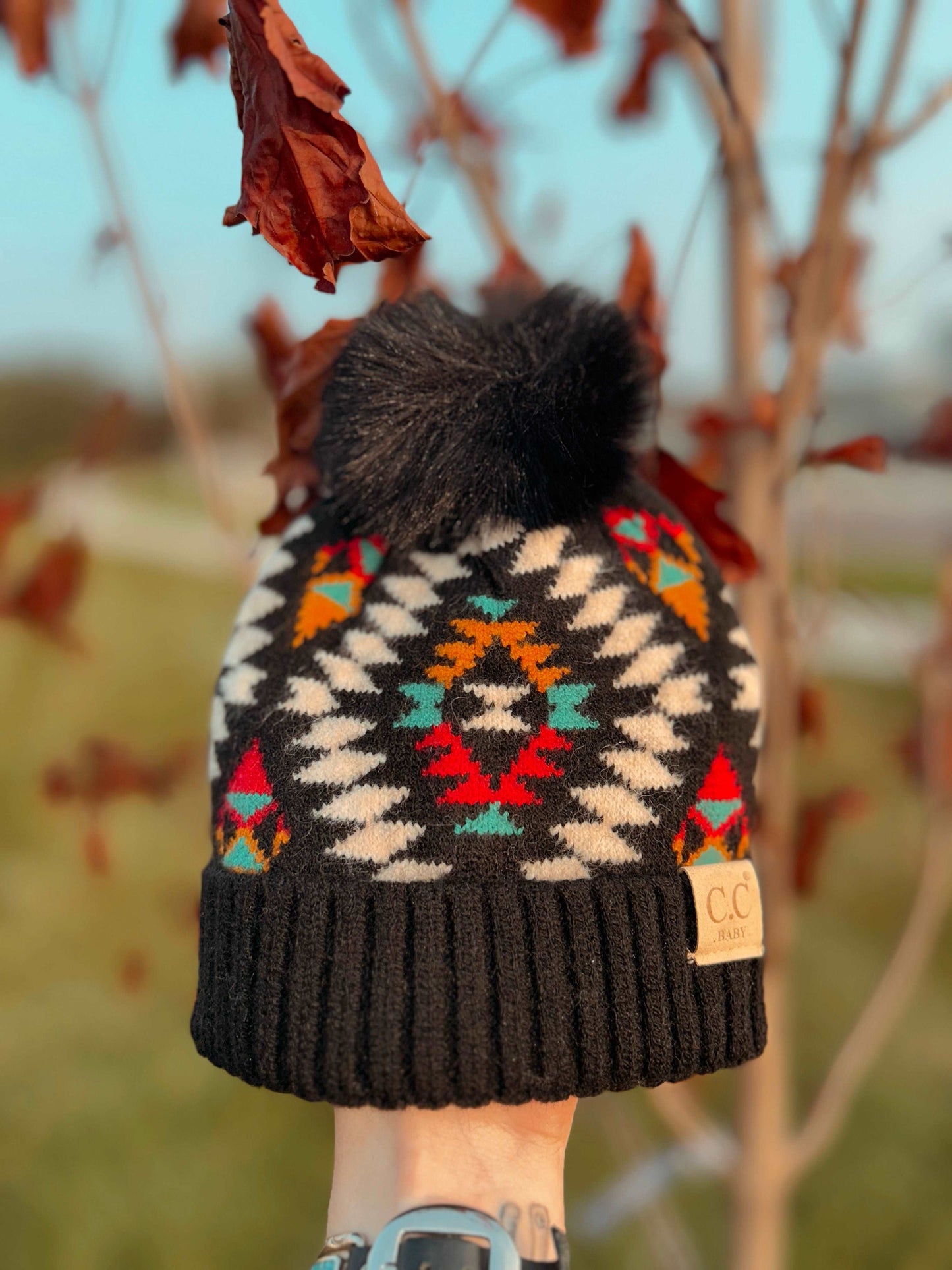 Meant to Be Aztec C.C Beanie