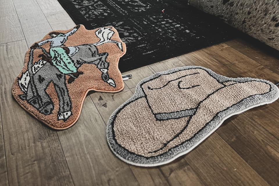 Rodeo Rug | Cowboy Hat