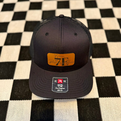 7E Performance Horses Trucker Cap with Leather Patch