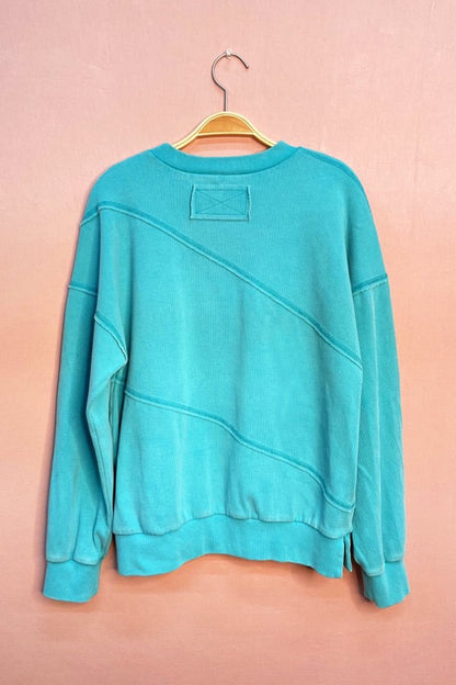 The Evelyn Ribbed Crew Neck