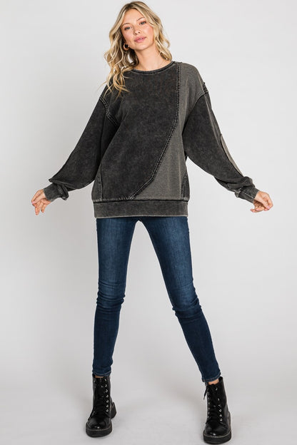 The Victoria Vintage Patch Crew Neck