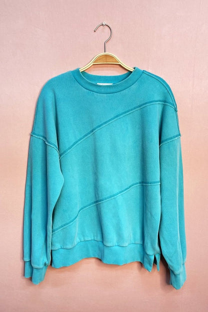The Evelyn Ribbed Crew Neck