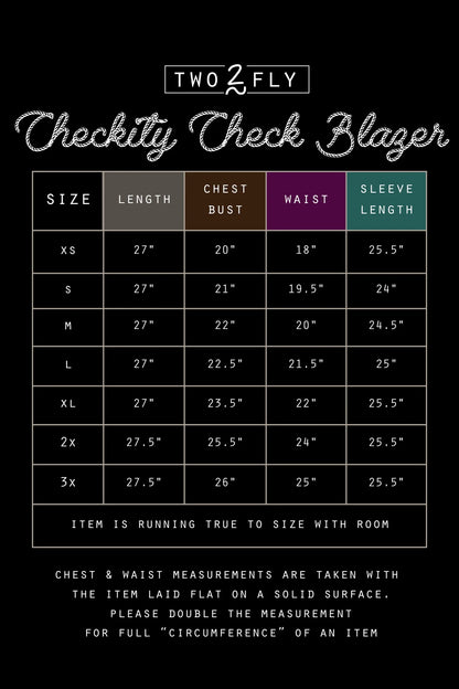 Checking Check Blazer