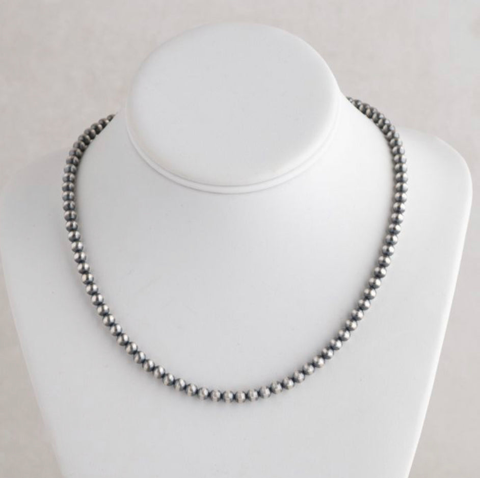 Sterling Silver Oxybead© 5MM 16” Necklace