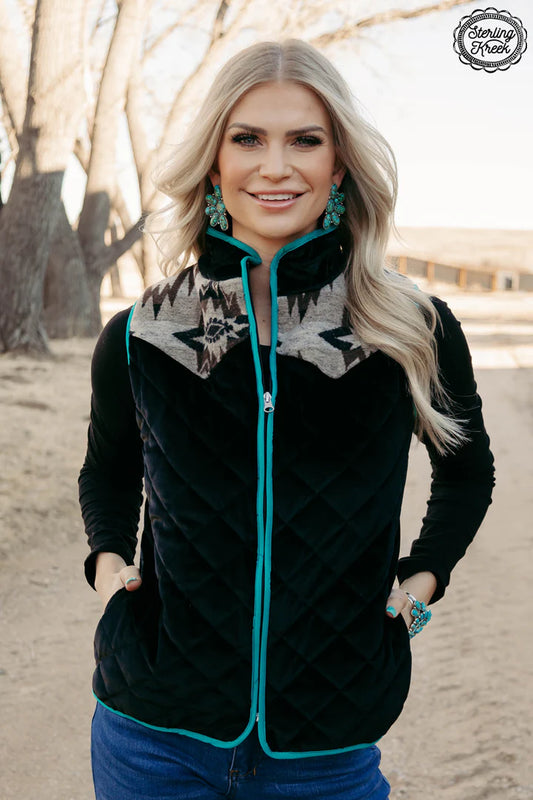 Zip Me Up Aztec Vest