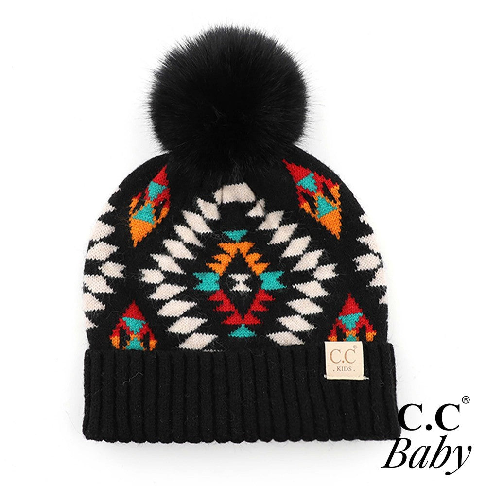 Meant to Be Aztec C.C Beanie