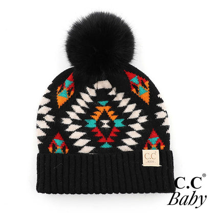 Meant to Be Aztec C.C Beanie