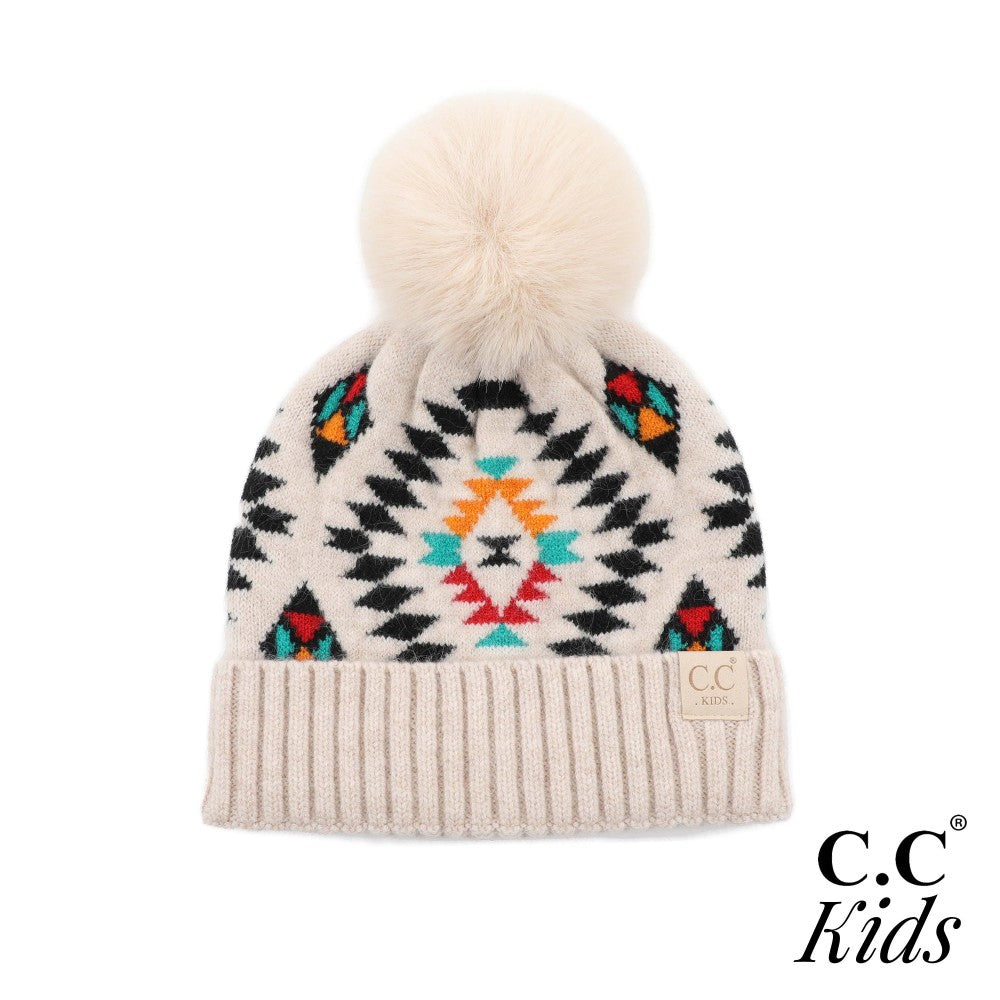 Meant to Be Aztec C.C Beanie
