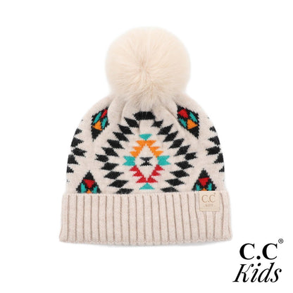 Meant to Be Aztec C.C Beanie